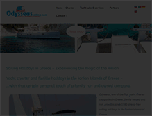 Tablet Screenshot of odysseussailing.com